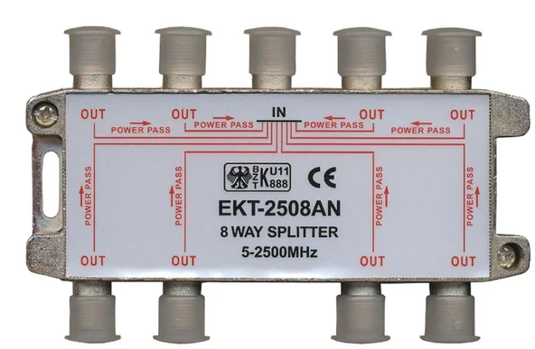 E-335E 8'li Anten Splitter Powerpass
