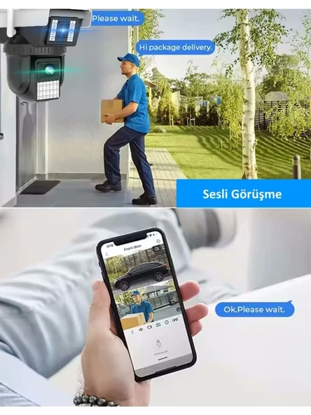 O-kam -3040 3 Mp Dual Lens Wi-fi Ptz Kamera - 3