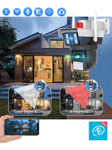 O-kam -3040 3 Mp Dual Lens Wi-fi Ptz Kamera - 2