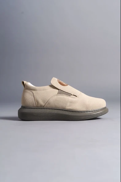 Bağcıksız Süet Erkek Günlük Sneaker Ayakkabı - 4