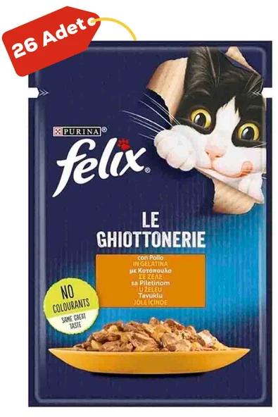 Felix Tavuk Etli Yetişkin Kedi Konservesi 85 g (26 Adet) - 2