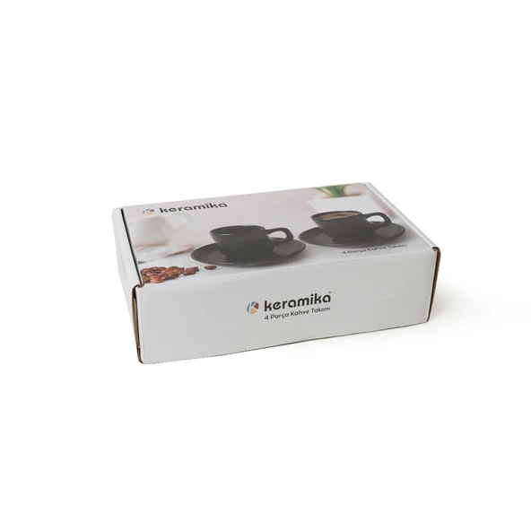 Keramika Magic Kahve Takımı 4 Parça 2 Kişilik 22099 - 6