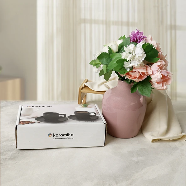 Keramika Magic Kahve Takımı 4 Parça 2 Kişilik 22099 - 8