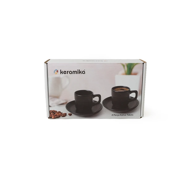 Keramika Magic Kahve Takımı 4 Parça 2 Kişilik 22099 - 7