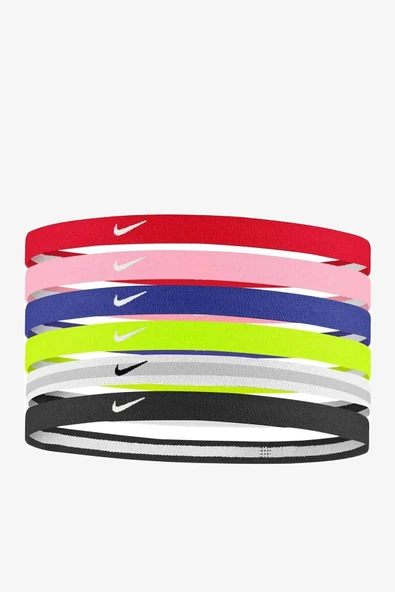 Nike Y Swoosh Sport Headbands 6 Pk Çok Renkli Sac Bandi N.100.3042.966.OS - 1