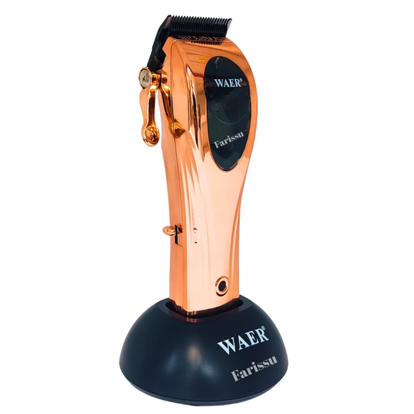 WA-088 9000 RPM Profesyonel Saç Kesme Makinesi | 2600mAh Batarya | 4 Taraklı | Şarj Standlı - 6