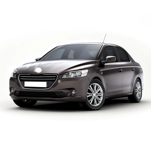 Peugeot 301 2012-2016 Sağ Ön Yolcu Tarafı Güneşlik Gri Renk - Resim 2