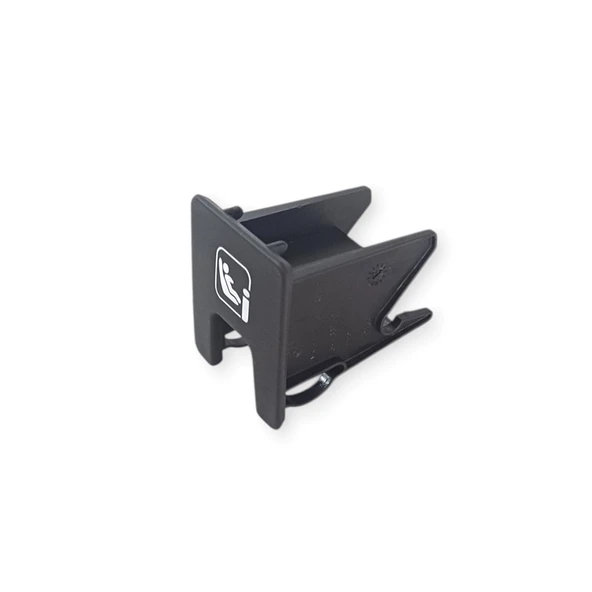 Skoda Scala 2019-2023 Arka Koltuk İsofix Kapağı Siyah 654887187 - Resim 3