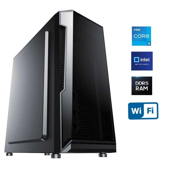 Turbox Tx6284 i5 12400 32GB DDR5 Ram 2TB M.2 NVMe SSD Masaüstü Ofis Hazır Sistem