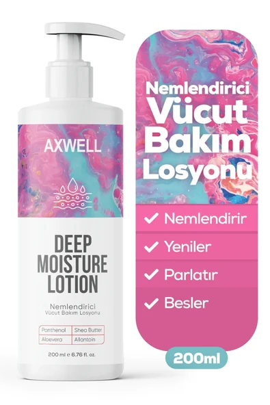 AXWELL Yoğun Nemlendirici Bakım Losyonu & Deep Moısture Lotıon