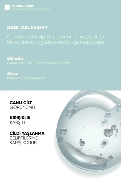 AXWELL Kırışıklık Karşıtı, Onarıcı ve Aydınlatıcı Retinol Serum - 6 AXWELL Kırışıklık Karşıtı, Onarıcı ve Aydınlatıcı Retinol Serum - 2