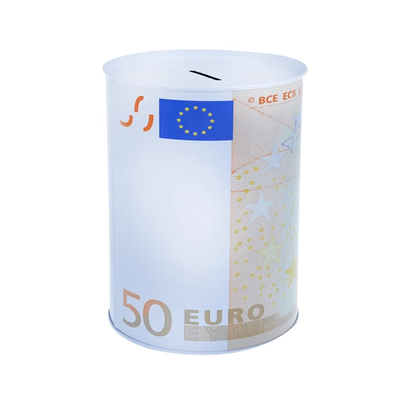Euro Tasarımlı Metal Kumbara - 2