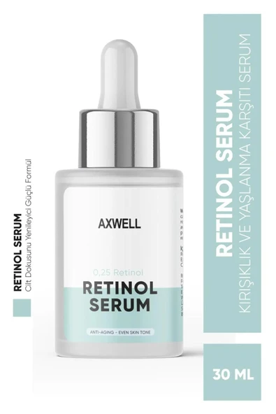 AXWELL Kırışıklık Karşıtı, Onarıcı ve Aydınlatıcı Retinol Serum - 6 AXWELL Kırışıklık Karşıtı, Onarıcı ve Aydınlatıcı Retinol Serum