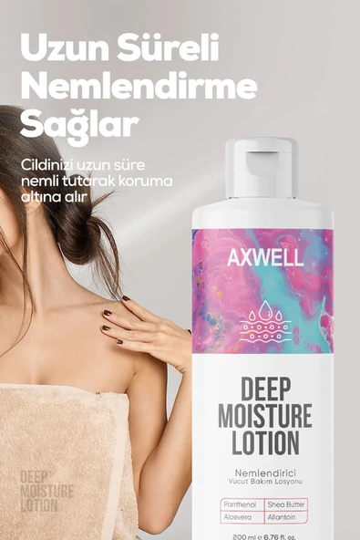 AXWELL Yoğun Nemlendirici Bakım Losyonu & Deep Moısture Lotıon - 4