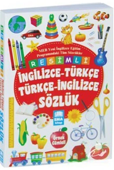 EMA KİTAP Resimli Ingilizce Türkçe - Türkçe Ingilizce Sözlük