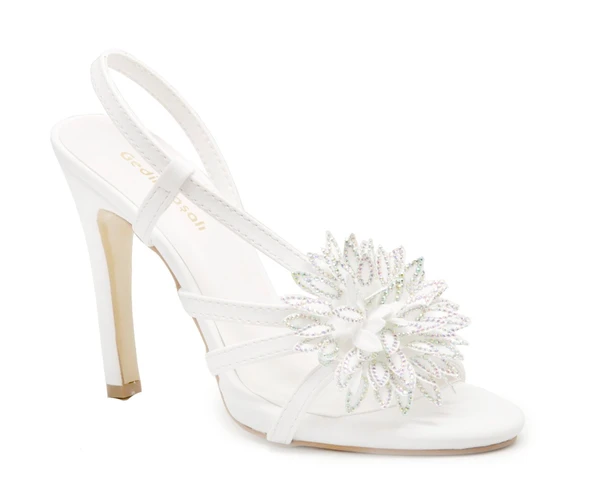 Gedikpaşalı End 25Y 907 Beyaz Bayan Ayakkabı Abiye ürün görseli