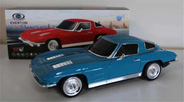 EVERTON RT-1956 Zümrüt Yeşili (Emerald) Arabalı Bluetooth Fm-Usb-Tf-Aux Şarjlı Nostaljik Radyo