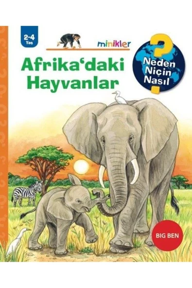 NAN KİTAP Afrika'daki Hayvanlar - Neden Niçin Nasıl 2 - 4 Yaş