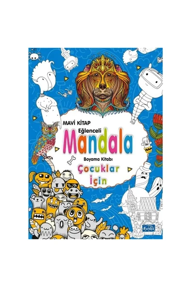 PARILTI YAYINLARI Çocuklar Için Mandala Mavi
