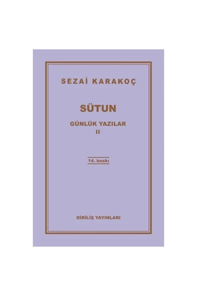 DİRİLİŞ YAYINLARI Günlük Yazılar 2 Sütun