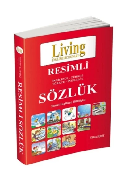KILAVUZ YAYINLARI Living Resimli Ingilizce-türkçe Türkçe-ingilizce Sözlük