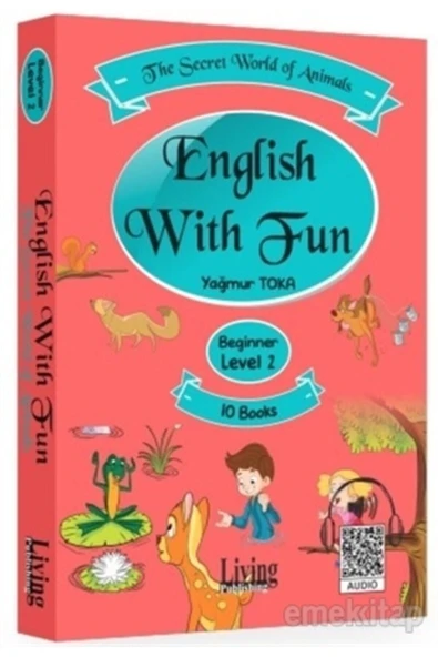 LİVİNG ENGLİSH DİCTİONARY English With Fun Level 2 10 Kitap The Secret World Of Animals
