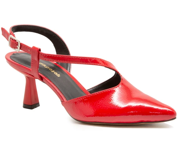 Gedikpaşalı Tnl 25Y 0835 Kırmızı Bayan Ayakkabı Bayan Klasik ürün görseli