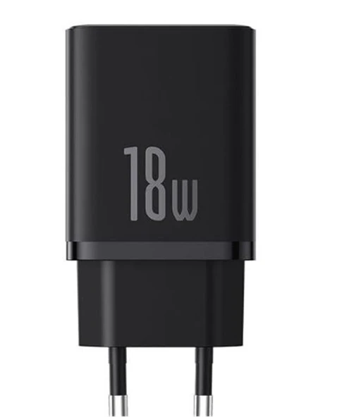 Baseus P10111405117-Z1 Cube Fast QC 3.0 18W USB-A Hızlı Şarj Aleti Cluster Black