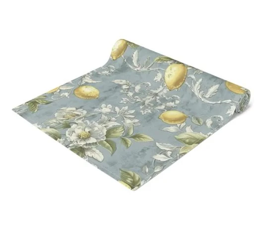 Barok Limon Desenli Ranır - Runner - 4