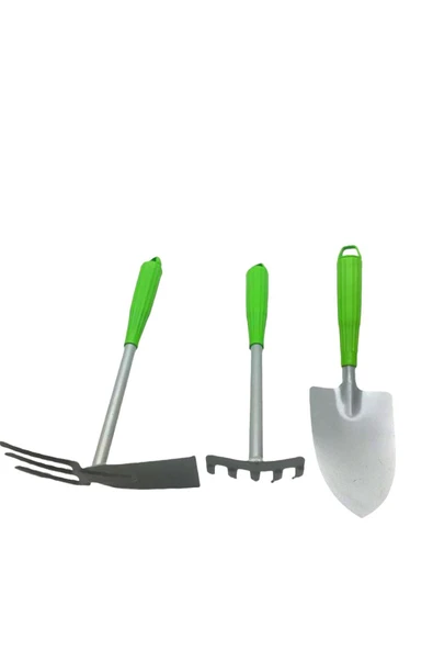 LACEND 3 Parça Metal Çapa Bahçe Seti (4767) - Lisinya