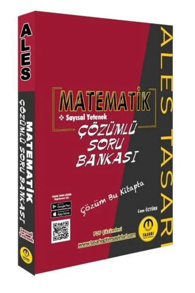TASARI YAYINLARI Tasarı Ales Matematik Sayısal Yetenek Soru Bankası Çözümlü