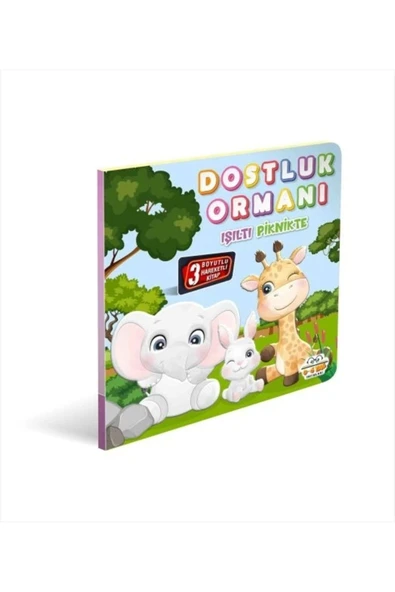 ERDEM ÇOÇUK YAYINLARI Dostluk Ormanı Işıltı Piknikte 3 Boyutlu - 1