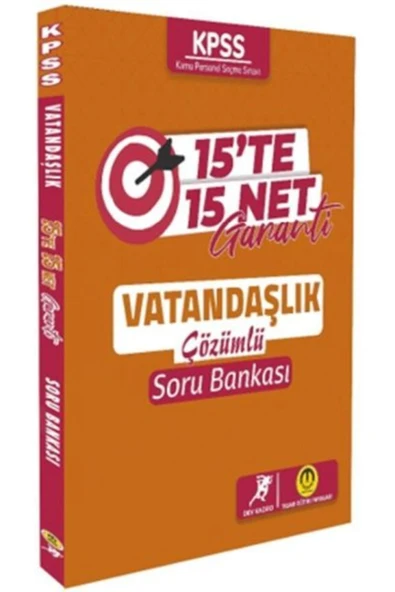 TASARI YAYINLARI Tasarı Yayınları KPSS Vatandaşlık 15 te 15 Net Garanti Soru Bankası