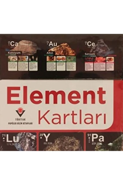 TÜBİTAK YAYINLARI KAMPANYA Element Kartları (Kutulu)