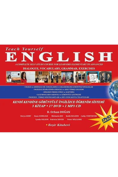 BEŞİR KİTABEVİ Teach Yourself English Kendi Kendine Görüntülü Ingilizce Öğrenim Sistemi 3 Kitap