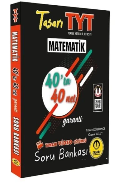 TASARI EĞİTİM YAYINLARI Tasarı Tyt Matematik 40 Ta 40 Net Soru Bankası