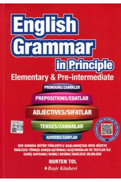 BEŞİR KİTABEVİ English Grammar İn Principle İngilizce Dilbilgisi - Elementary & Pre Intermediate
