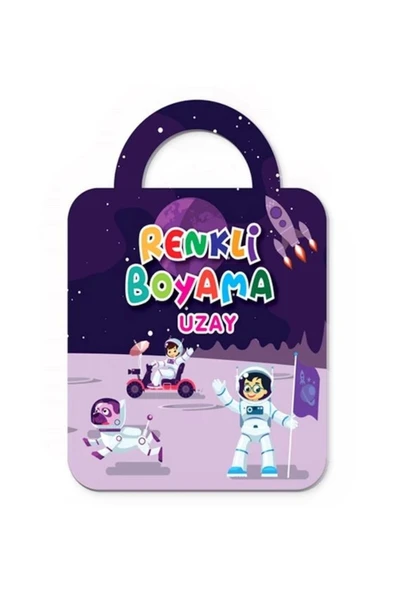 NAR YAYINLARI Renkli Boyama-Uzay - 1