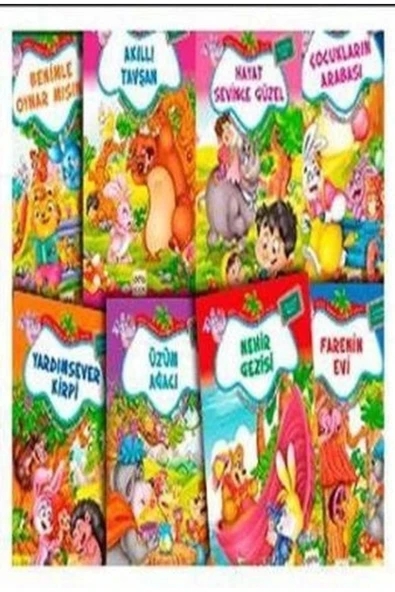 NAR YAYINLARI Neşeli Orman Hikayeleri Dizisi (8 KİTAP - KÜÇÜK BOY)
