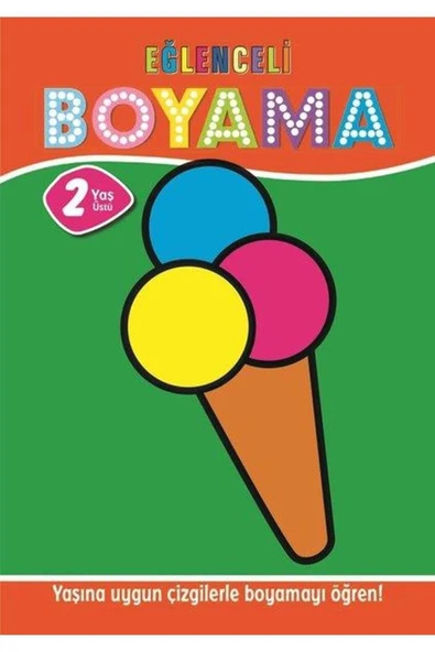 PARILTI YAYINLARI Eğlenceli Boyama 2 Yaş Üstü 4'lü Pastel Boya Hediyeli