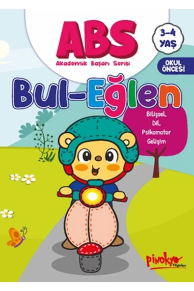 PİNOKYO YAYINLARI ABS 3-4 Yaş Bul-Eğlen