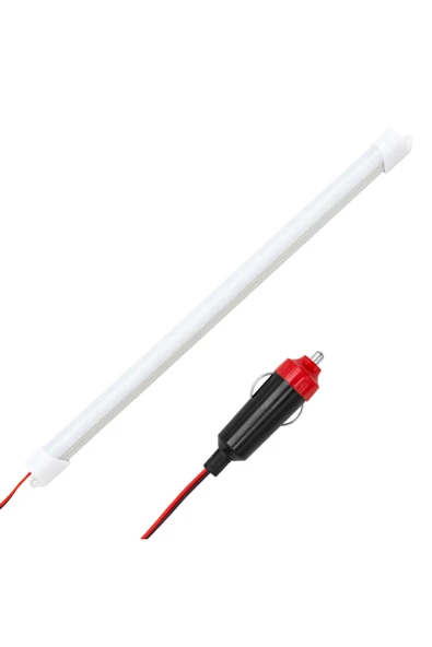 KUZGUN TİCARET 12V 5W ÇAKMAKLIKLI 30 CM MAT KAPAK LED LAMBA (4767) - Kuzgun Ticaret