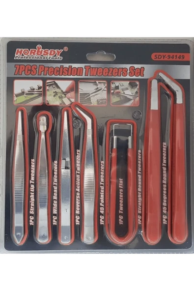 KUZGUN TİCARET Cımbız Seti Hassas Cımbız Seti Kuzgun Ticaret