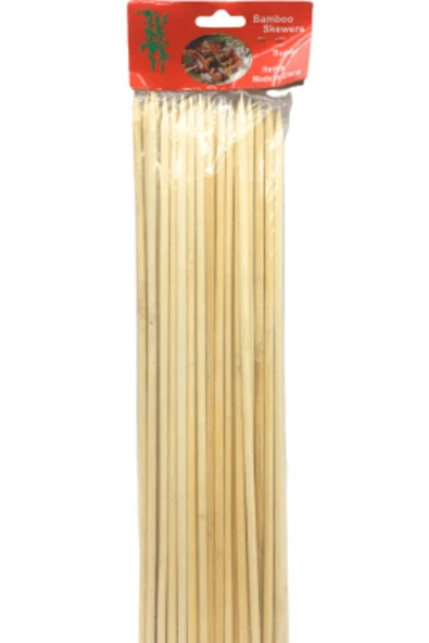 KUZGUN TİCARET KALIN 30CM.AHŞAP ÇÖP ŞİŞ (4767) - Kuzgun Ticaret