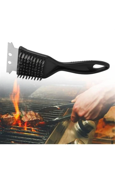 KUZGUN TİCARET Mangal BBQ Temizlik Fırçası (4767) - Kuzgun Ticaret