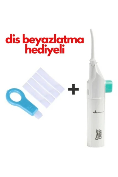 KUZGUN TİCARET 2'si 1 Arada Mekanik Diş Ve Ağız Temizleme & Diş Beyazlatma Seti | Power Floss Kuzgun Ticaret