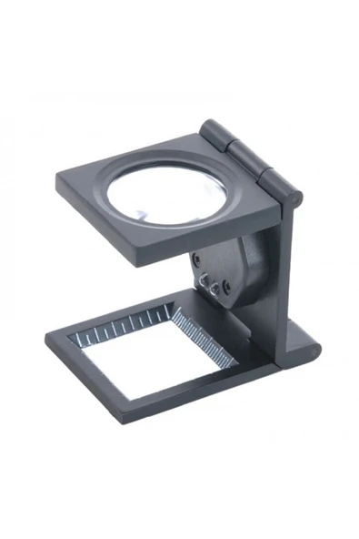 KUZGUN TİCARET -25x25 Mm Full Çelik Kaplı Katlamalı Büyüteç Th-9005b Kuzgun Ticaret