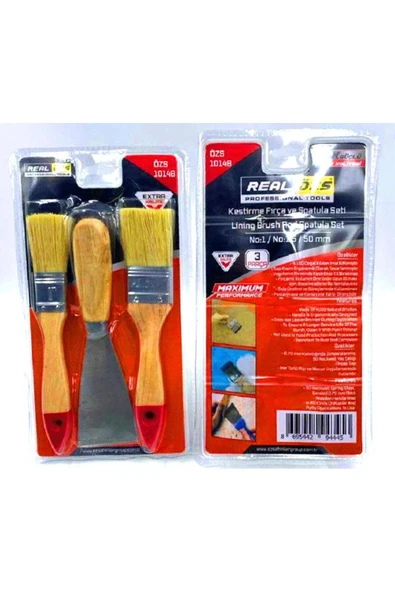 KUZGUN TİCARET 3 PARÇA SPATULA50MM- KESTİRME FIRÇANO-1-1.5SETİ (4767) - Kuzgun Ticaret