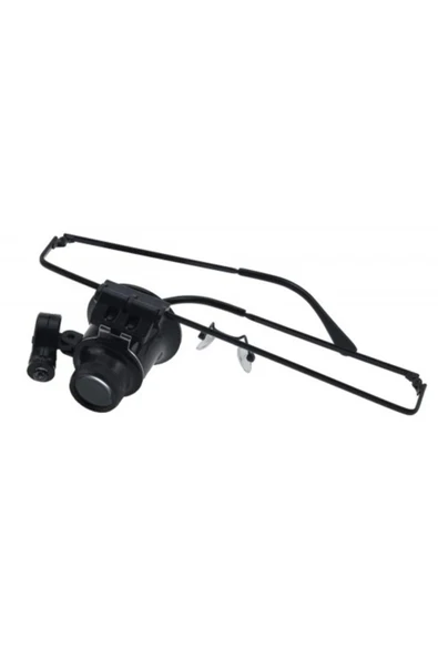 KUZGUN TİCARET -gözlük Model 20x16mm Optik Lens Led Işık Monoküler Büyüteç Kuzgun Ticaret