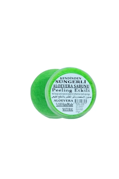 KUZGUN TİCARET Süngerli Sabun Aloe Vera - Kuzgun Ticaret